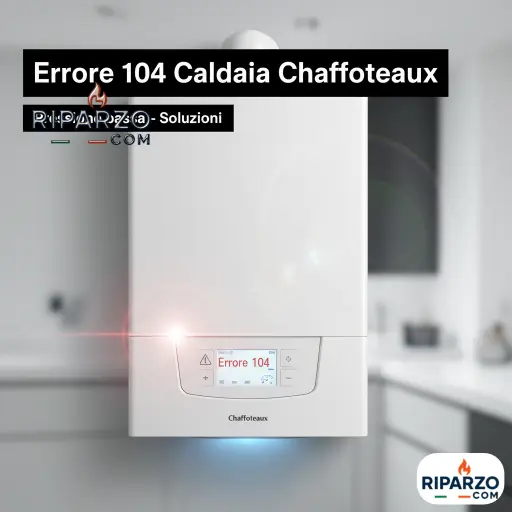 errore 104 caldaia chaffoteaux