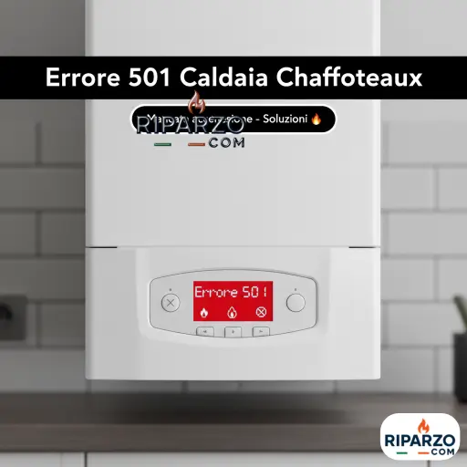 errore 501 caldaia chaffoteaux