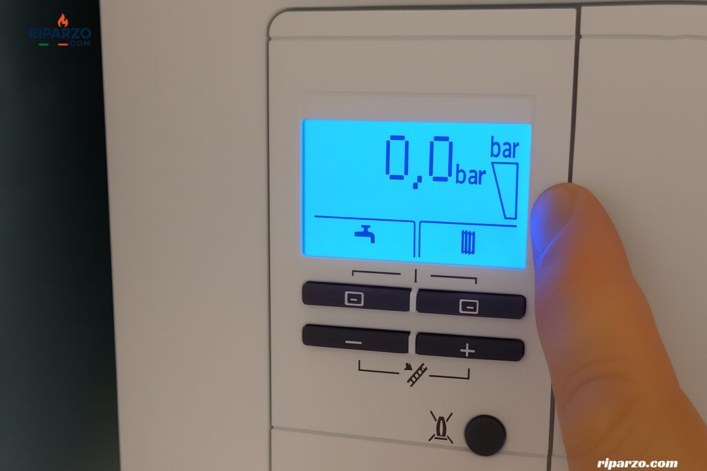 pressione è vicina a 0,0 bar vaillant