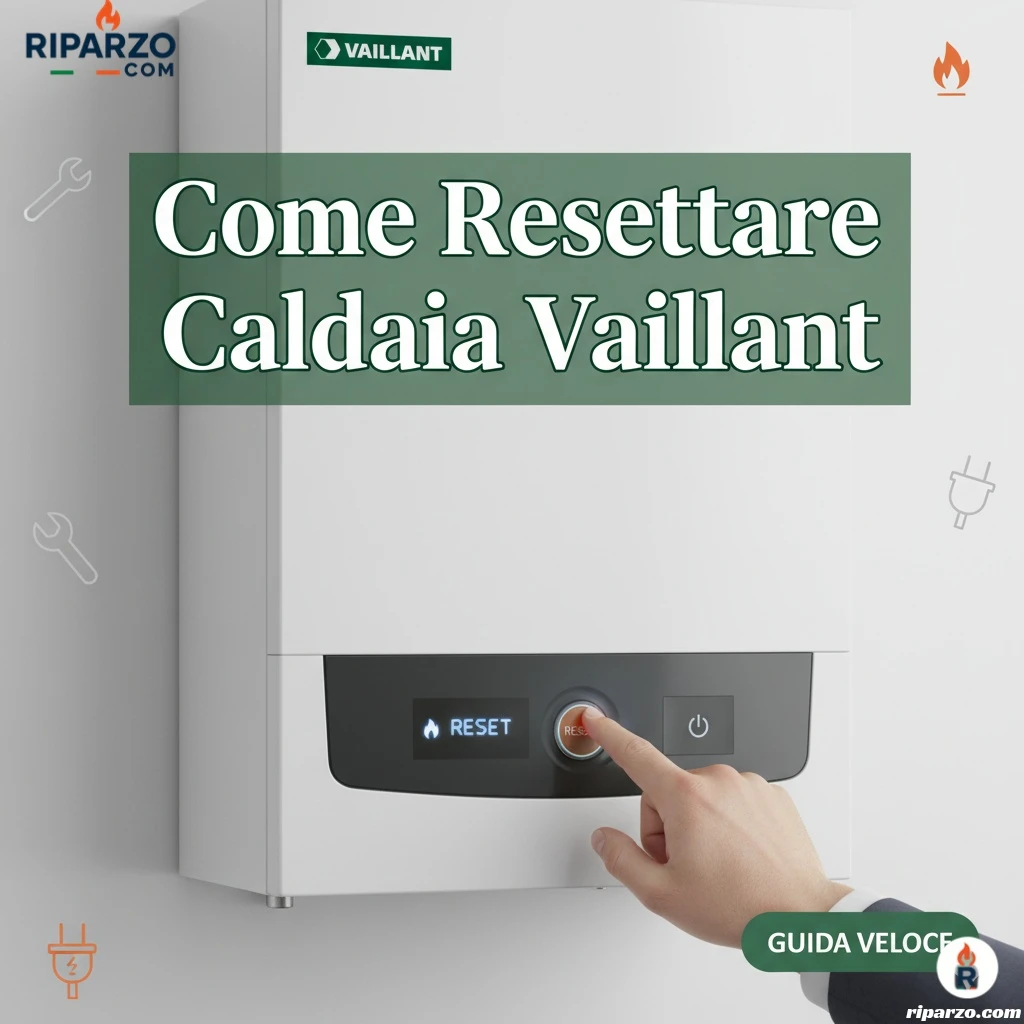 come resettare caldaia vaillant