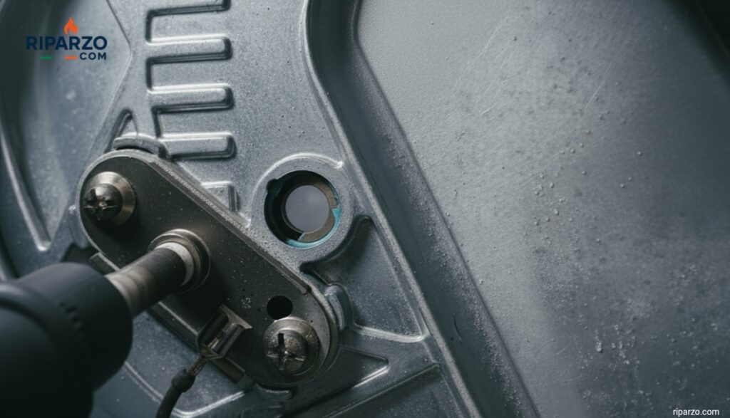 fiamma si accende ma poi si spegne