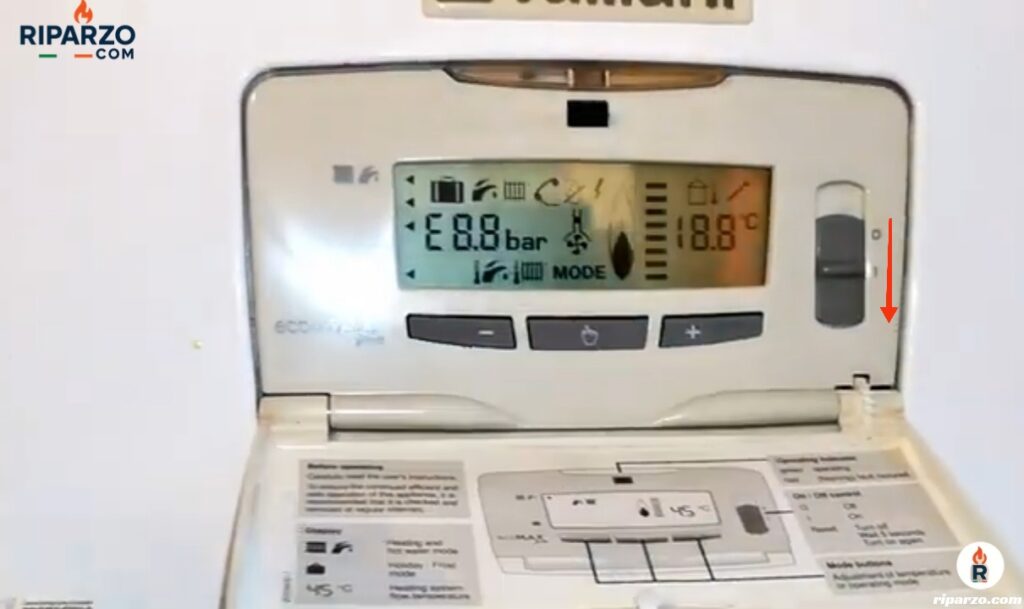 resettare caldaia ecomax Vaillant