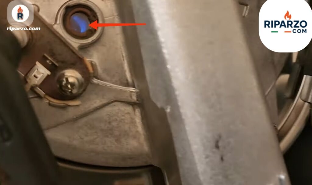 caldaia si è accesa correttamente