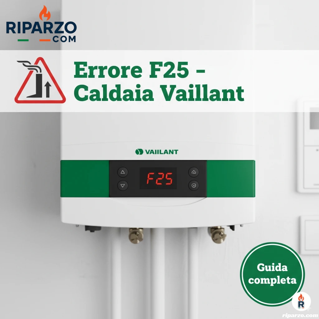 caldaia vaillant errore f25 cosa significa