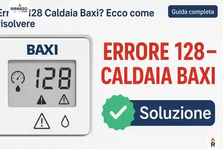 caldaia baxi errore 128 come risolvere