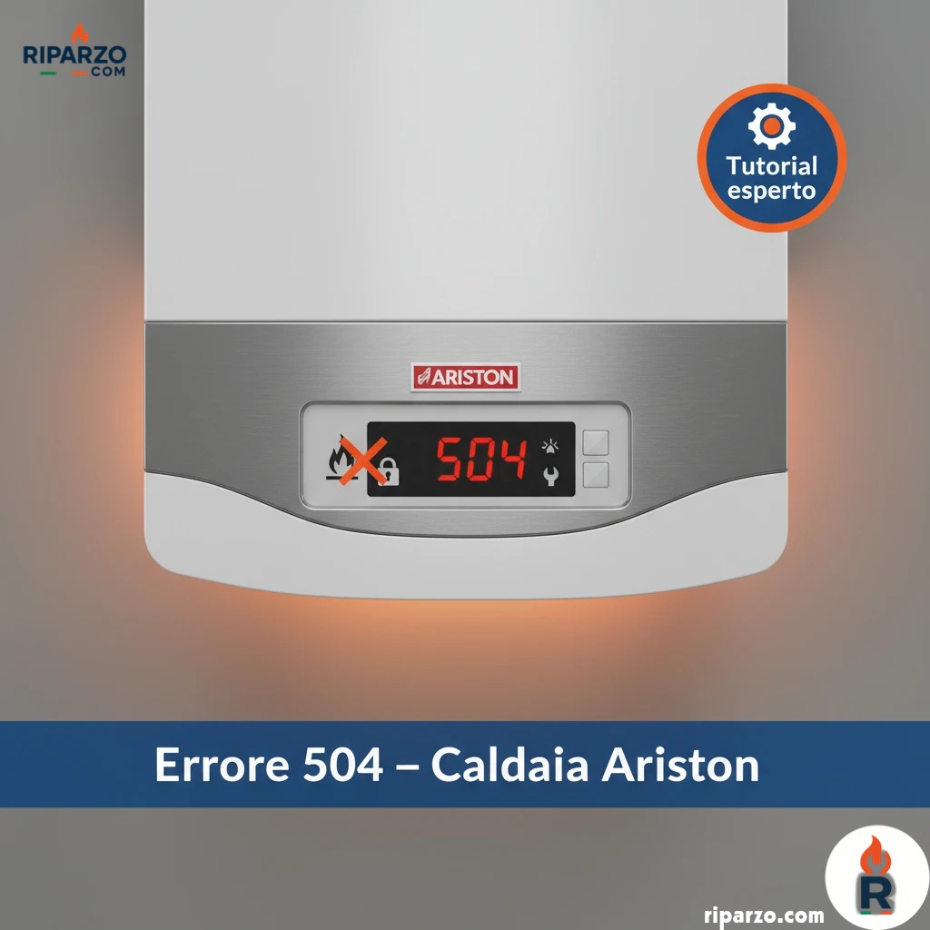 errore 504 caldaia ariston