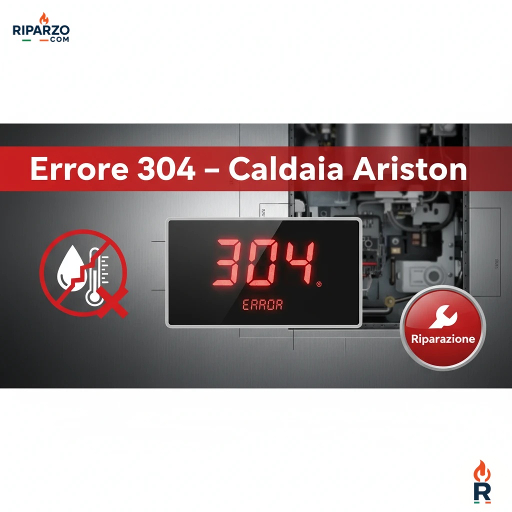 errore 304 caldaia ariston come risolvere