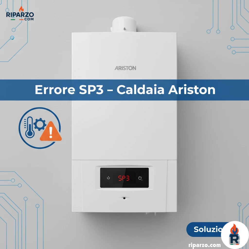 come risolvere errore sp3 caldaia ariston