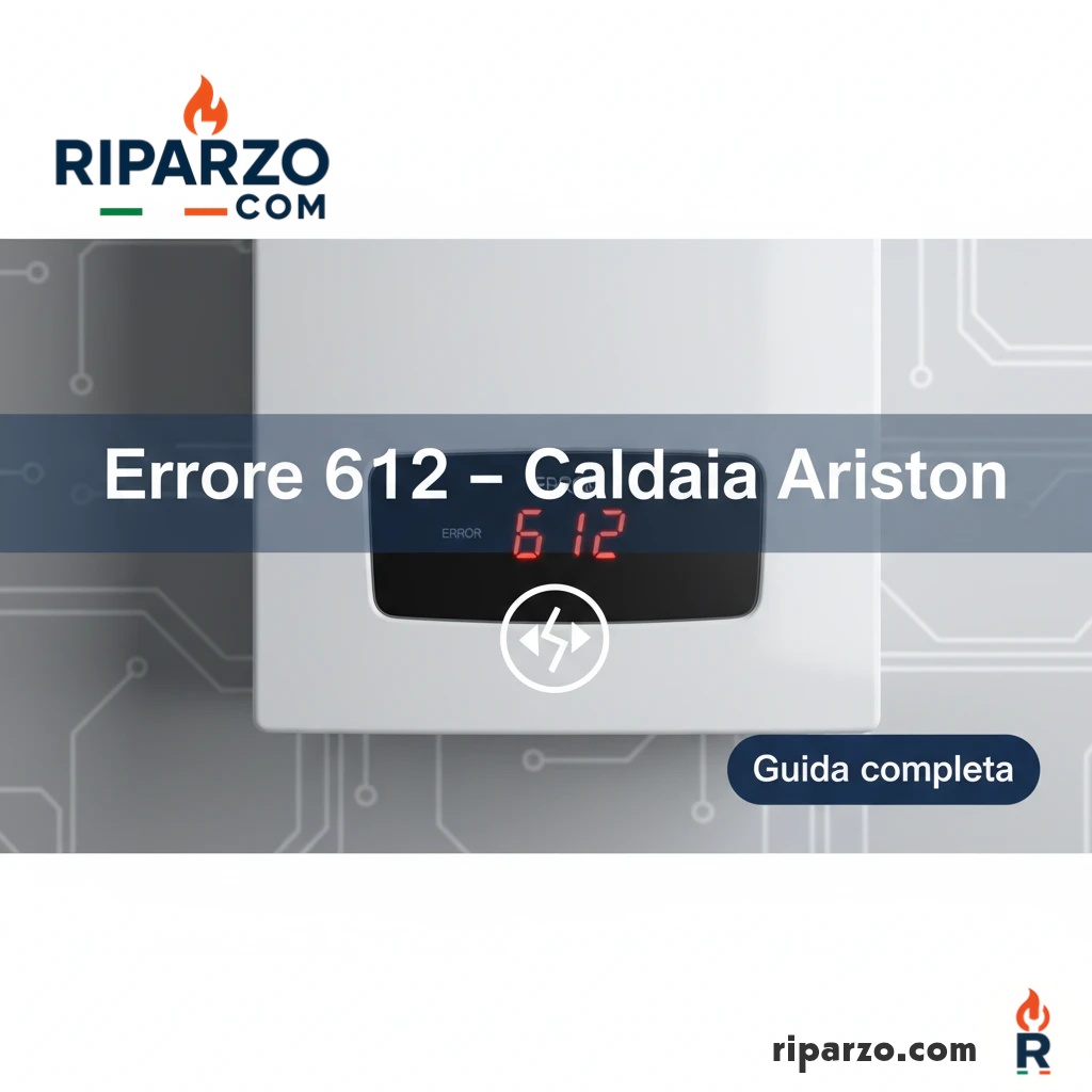 errore 612 caldaia ariston cosa fare