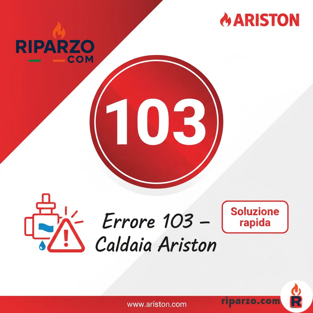 errore 103 caldaia ariston