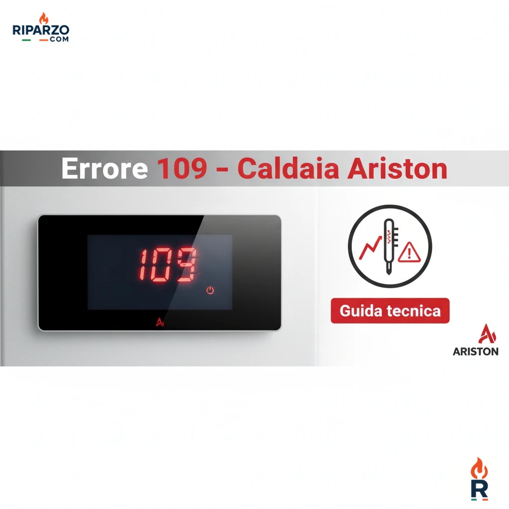 errore 109 caldaia ariston come risolvere