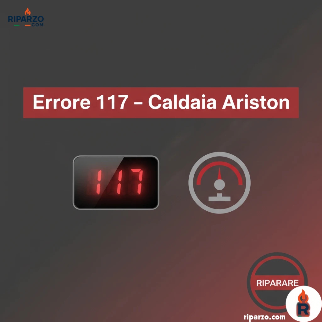 errore 117 caldaia ariston come risolvere