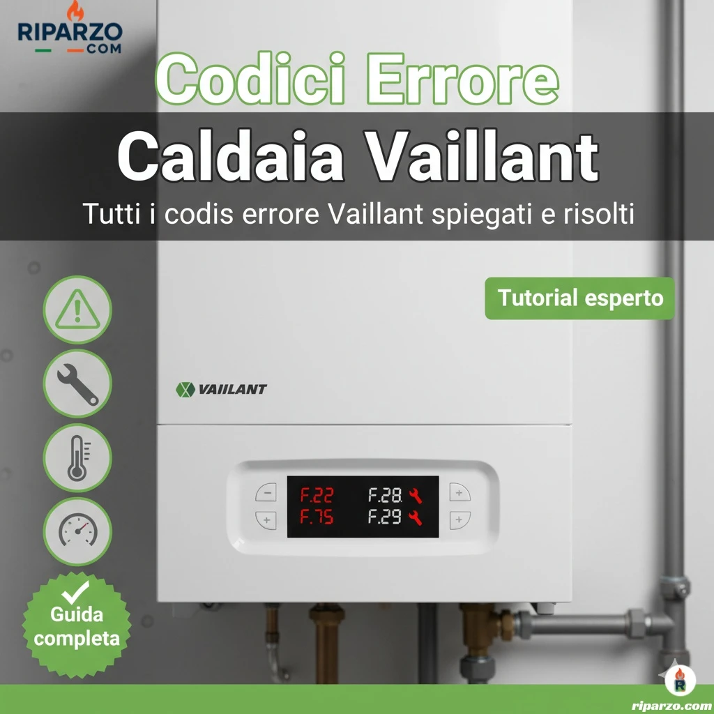 codici errore caldaia vaillant