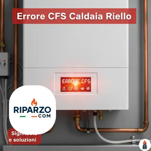 errore cfs caldaia riello