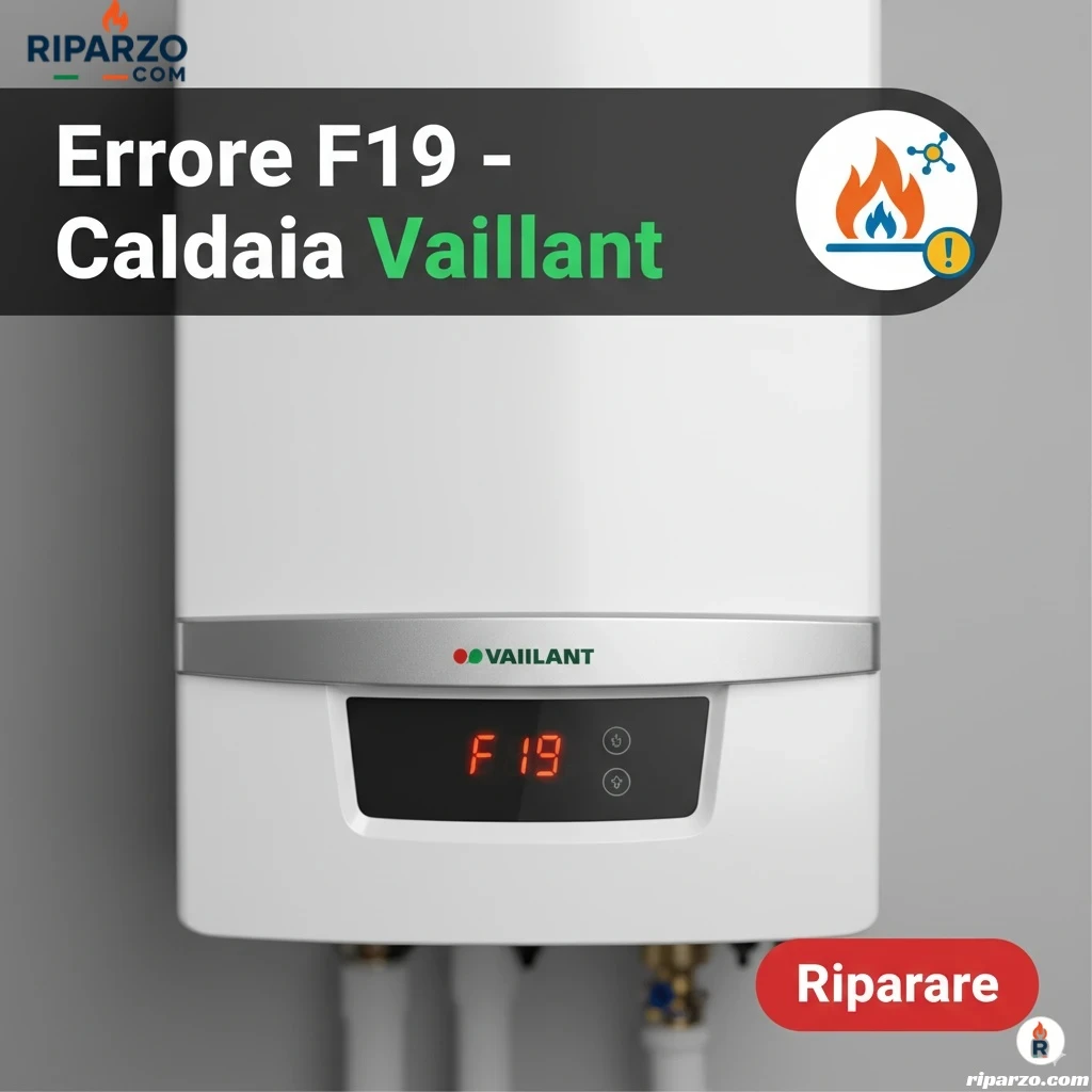 errore f19 caldaia vaillant