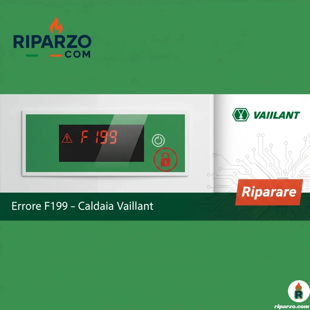 errore f199 caldaia vaillant