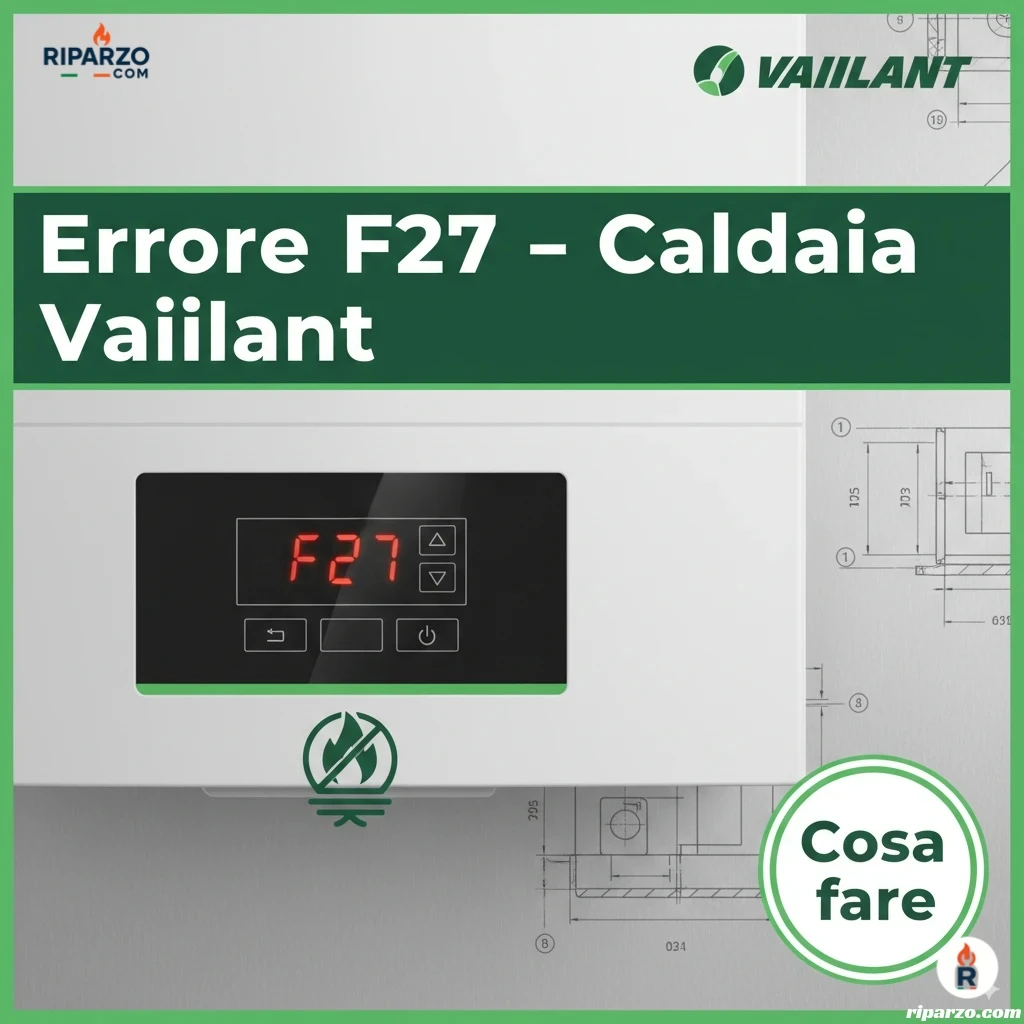 errore f27 caldaia vaillant cosa fare