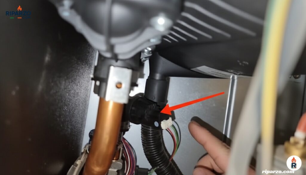 sostituzione sensore pressione caldaia vaillant