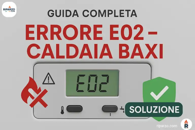 caldaia baxi errore e02