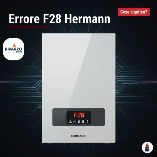 caldaia hermann errore f28 cosa significa