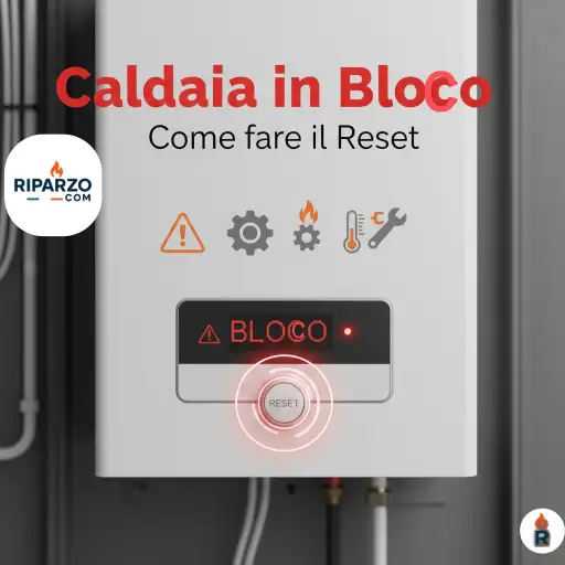 caldaia in blocco reset