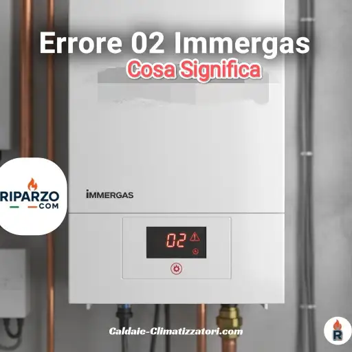 errore 02 caldaia immergas cosa significa e come risolvere