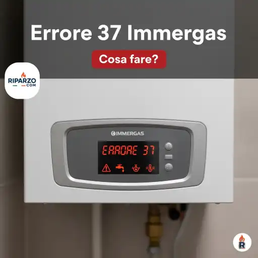 errore 37 caldaia immergas come risolvere