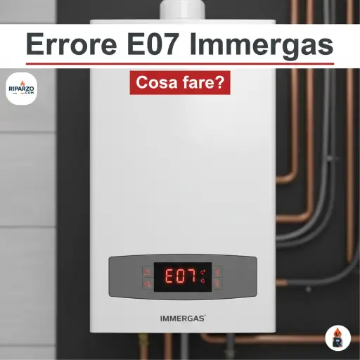 errore e07 caldaia immergas
