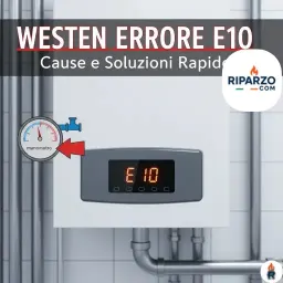 caldaia westen errore e10