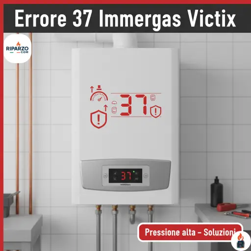 caldaia immergas victrix errore 37