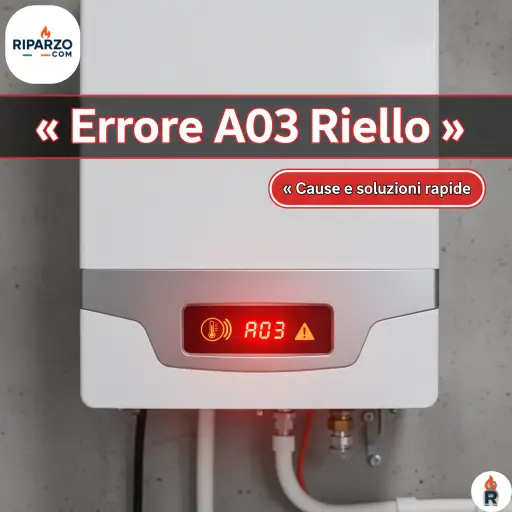errore a03 caldaia riello