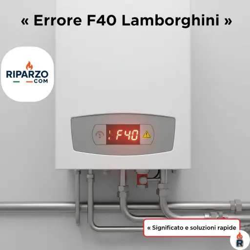 errore f40 caldaia lamborghini