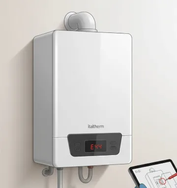 errore e44 caldaia italtherm