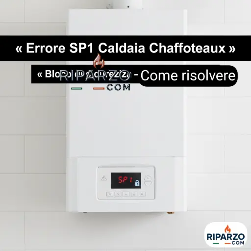 caldaia chaffoteaux errore sp1 come risolvere