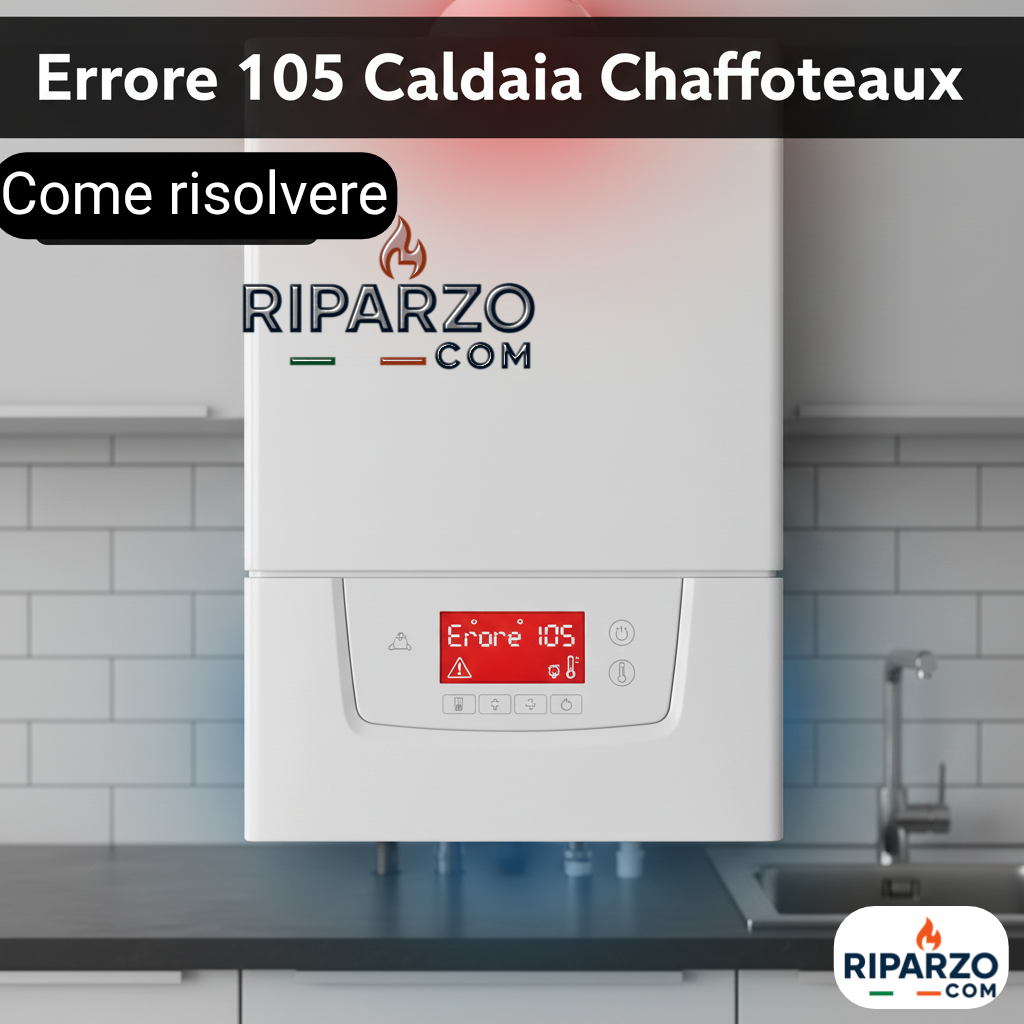 errore 105 caldaia chaffoteaux come risolvere
