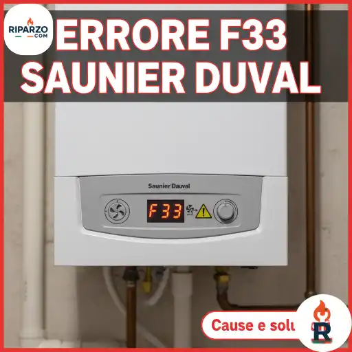 caldaia saunier duval errore f33