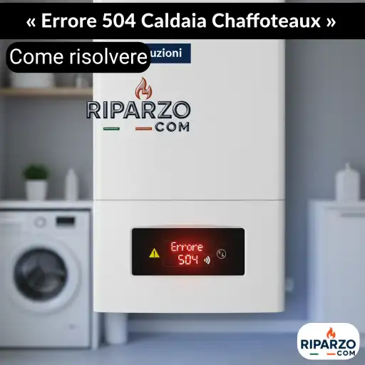 errore 504 caldaia chaffoteaux