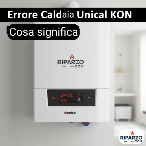 errore caldaia unical kon