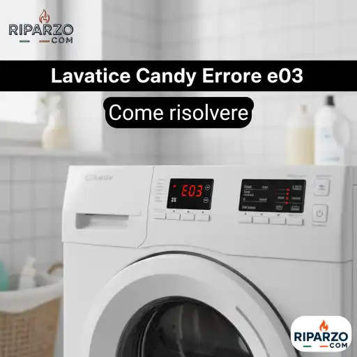 lavatrice candy errore e03