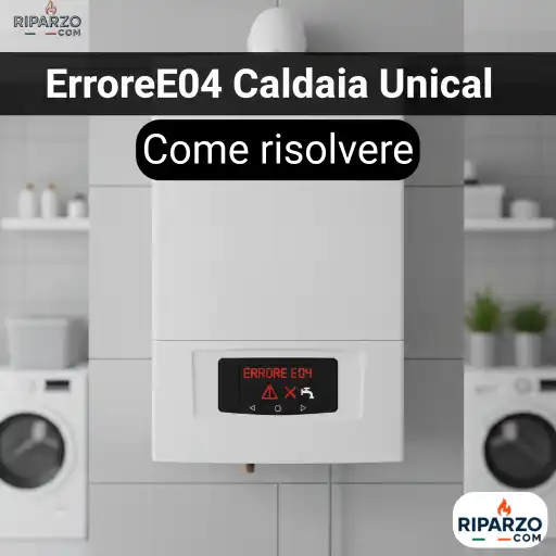 errore e04 caldaia unical