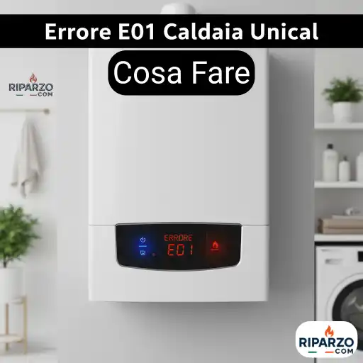 errore e01 caldaia unical