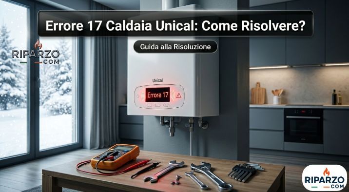 errore 17 caldaia unical come risolvere