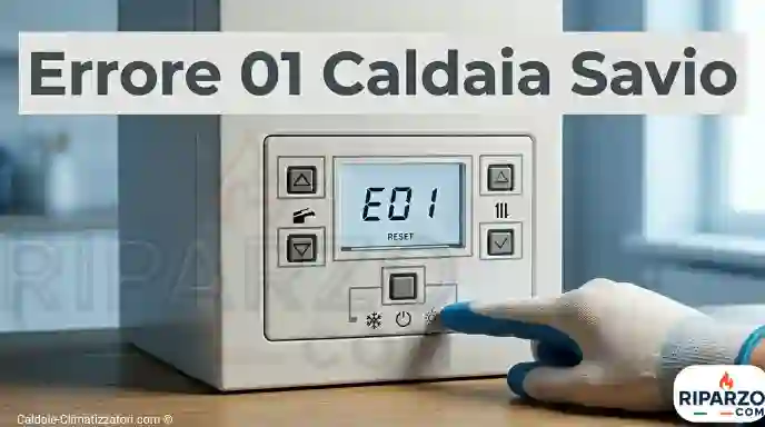 caldaia savio errore 01