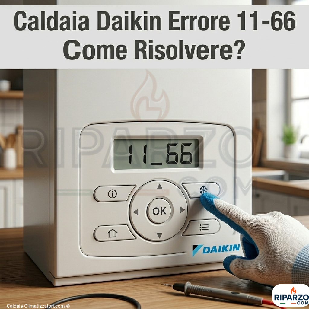 caldaia daikin errore 11-66 come risolvere