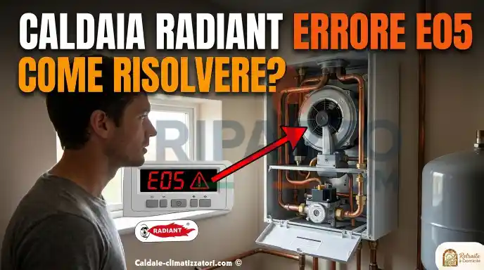caldaia radiant errore e05