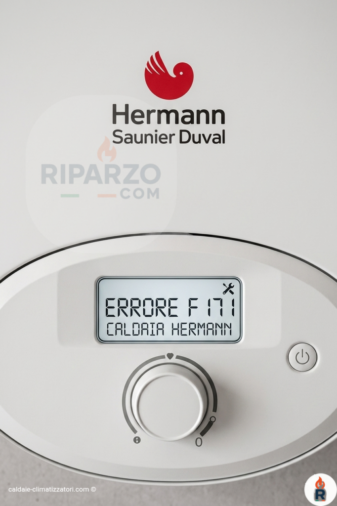 errore f171 caldaia hermann